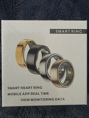 NIB SmartRing Smart Heart Ring - Unisex Size: 8 Golden